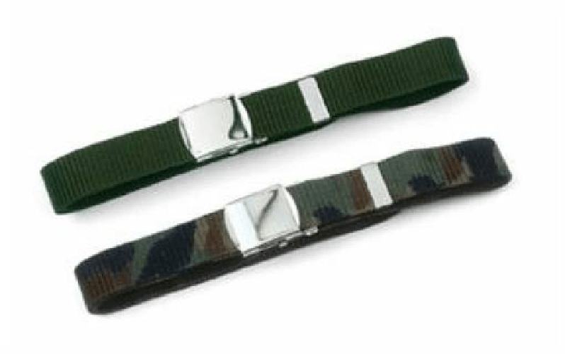 Cintura cinturino fibbia metallo sportiva uomo donna soft air mimetica verde